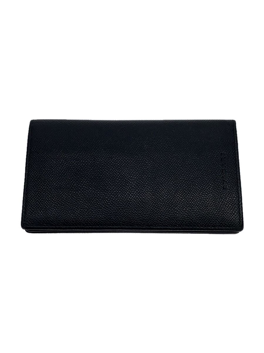 【中古】BVLGARI◆長財布/--/BLK/メンズ