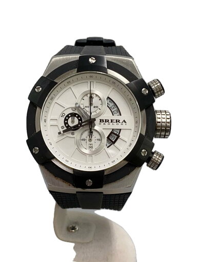 【中古】BRERA OROLOGI◆クォーツ腕時計/アナログ/ラバー/BLK/BLK/BRSSC4905【服飾雑貨他】 【中古】BRERA OROLOGI◆クォーツ腕時計/アナログ/ラバー/BLK/BLK/BRSSC4905【服飾雑貨他】