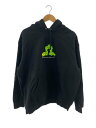 【中古】Supreme◆21SS/Dont Care Hooded Sweater/パーカー/L/コットン/BLK【メンズウェア】