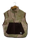 【中古】ear PAPILLONNER◆×BIB/キルティングベスト/FREE/ポリエステル/KHK/カモフラ/EAZ1022307C0002【レディースウェア】(4)