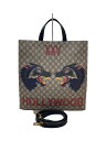 【中古】GUCCI◆トートバッグ_GGスプリーム/PVC/BRW/モノグラム【バッグ】