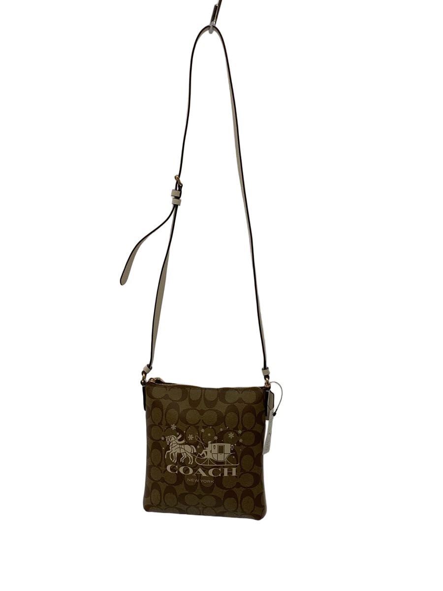 【中古】COACH◆ショルダーバッグ/--/BRW/CN767【バッグ】