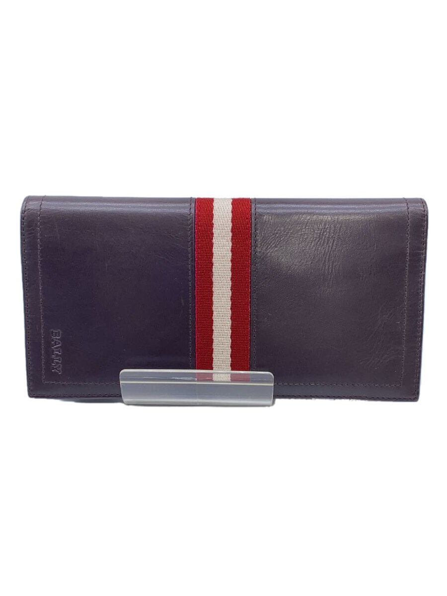 【中古】BALLY◆長財布/レザー/BLK/メンズ【服飾雑貨他】