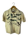 【中古】アロハシャツ/S/レーヨン/CRM/SH36592【メンズウェア】