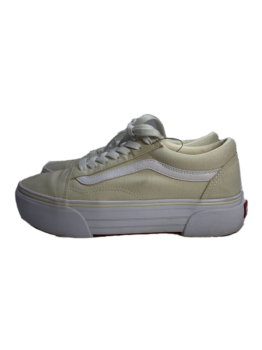 VANS - 【中古】VANS◆ローカットスニーカー/23.5cm/WHT/634459-0002【シューズ】