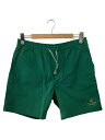 【中古】Black Weirdos◆Packable Swimming Shorts/ショートパンツ/L/ナイロン/GRN/無地/21SS-PA04【メンズウェア】