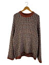 【中古】MAISON SPECIAL◆ニット・セーター(薄手)/2/アクリル/マルチカラー/G160300100【レディースウェア】