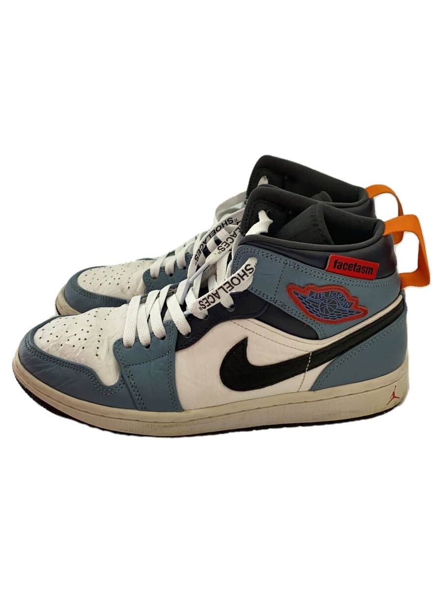 NIKE◆AIR JORDAN 1 MID SE FRLS APLA/エアジョーダン 1/ホワイト/CU2802-100/26