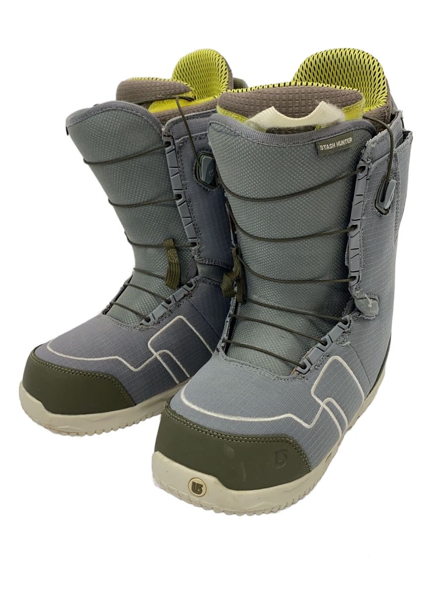 【中古】BURTON◆スノーボードブーツ/26.5cm/GRY/STASH HUNTER//【スポーツ】