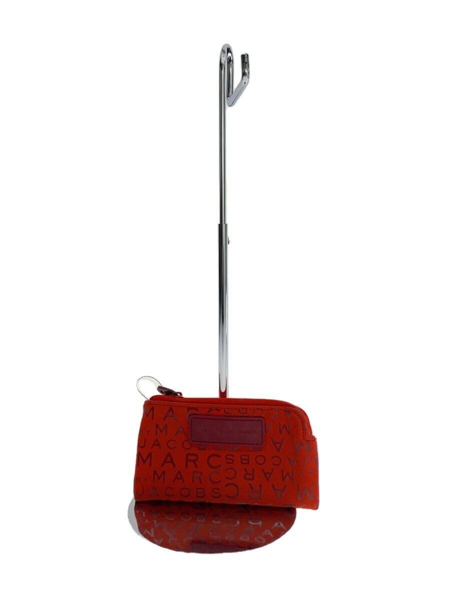【中古】MARC BY MARC JACOBS◆ポーチ/ポリエステル/RED【バッグ】