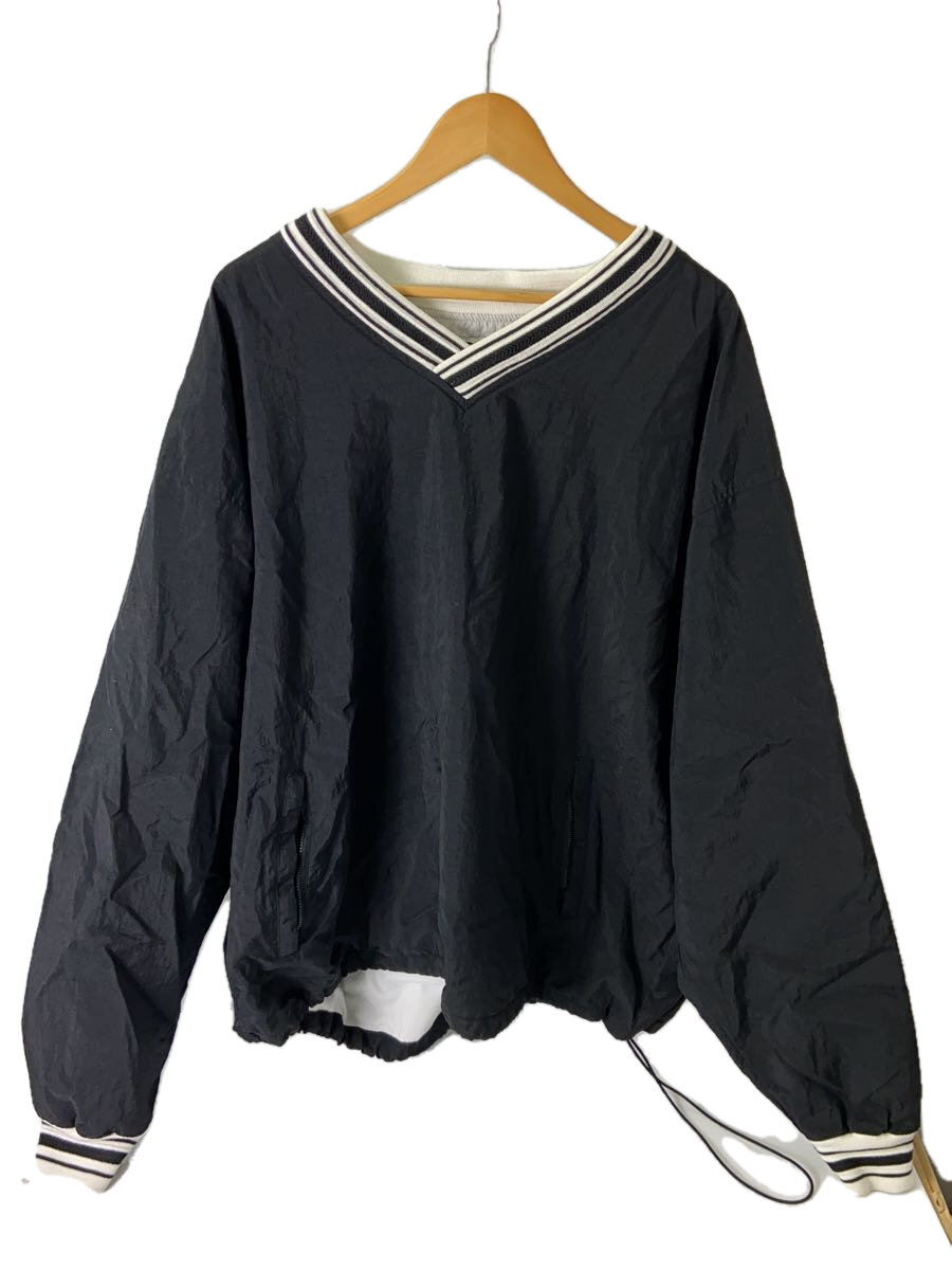 【中古】Champion◆スウェット/XXL/ナイロン/BLK/無地//【メンズウェア】
