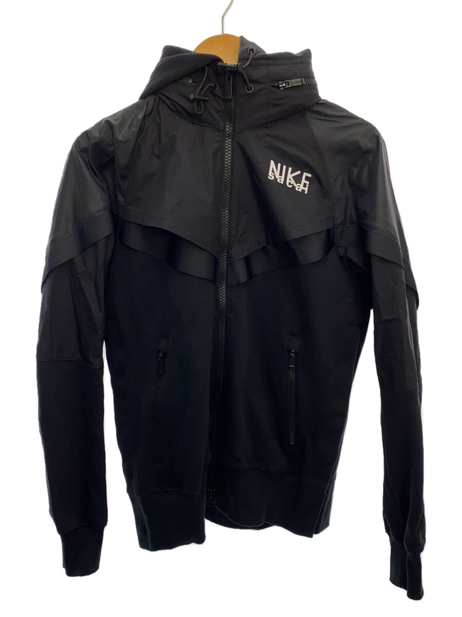 【中古】sacai◆ジップパーカー/S/コットン/BLK/DQ9030-010【メンズウェア】