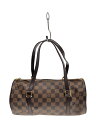 【中古】LOUIS VUITTON◆1)パピヨン30_ダミエ・エベヌ_BRW/PVC/BRW/総柄【バッグ】