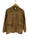 【中古】Buzz Rickson’s◆DENIM ARMY JUMPER/AGING MODEL/長袖シャツ/S/コットン/ブラウン/BR14615【メンズウェア】