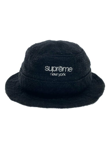【中古】Supreme◆Classic Logo Terry Crusher/バケットハット/--/ウール/BLK/メンズ【服飾雑貨他】 【中古】Supreme◆Classic Logo Terry Crusher/バケットハット/--/ウール/BLK/メンズ【服飾雑貨他】