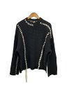 【中古】MAISON SPECIAL◆メゾンスペシャル/ニット・セーター(厚手)/1/コットン/ブラック/11232411314【レディースウェア】