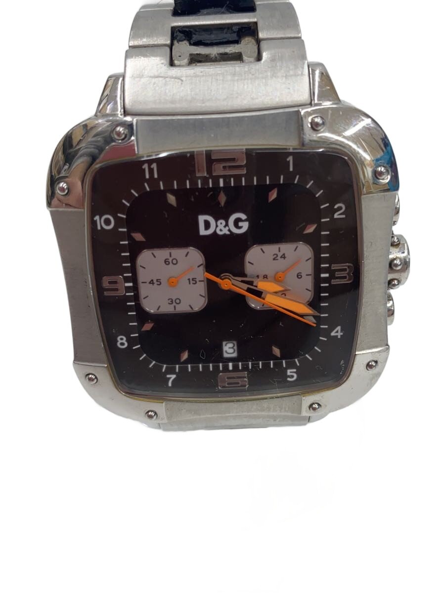 【中古】D&G◆腕時計/アナログ/ステンレス/SLV/SLV/SS【服飾雑貨他】
