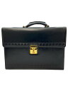 【中古】GIANNI VERSACE◆GIANNI VERSACE ジャンニヴェルサーチェ バッグ/レザー/BLK【バッグ】