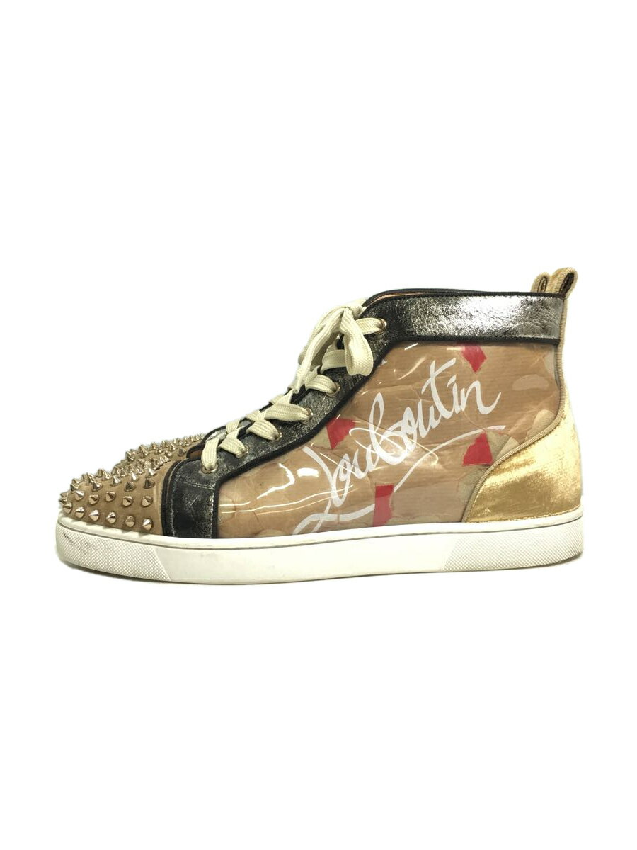 【ブランド】Christian Louboutin【ブランドカナ】クリスチャンルブタン【型番】【程度】B【サイズ】44【メインカラー】ベージュ【素材・生地】【キーワード】　　2023/09/11セカンドストリート草牟田店 【3880】【中古】Christian Louboutin◆ハイカットスニーカー/44/ベージュブランドChristian Louboutin型番カラーベージュ柄素材・生地>色・素材についてサイズ44>サイズ表示について実寸【スニーカー】 ソールの高さ：2 / ソール全長：30 【その他】 その他サイズ：/商品は　セカンドストリート草牟田店の店頭にて販売しております。商品に関するお問合わせは、お電話(TEL:099-805-2445)にて、問合わせ番号：2338801200762をお伝えください。配送方法やお支払い方法に関するお問い合わせは、サポートセンターまでご連絡をお願いします。※お電話の対応は営業時間内のみとなります。お問い合わせフォームでお問い合わせの際はご注文番号をご記入下さいこの商品に関する出品店舗からのコメントかかとのすり減りがございます。一般的な中古品程度の使用感です。特筆すべきダメージはございません。