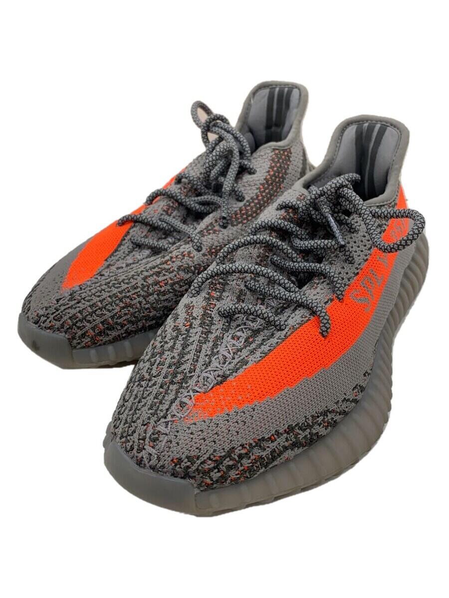 【中古】adidas◆YEEZY BOOST 350 V2_イージー ブースト 350 V2/26.5cm/GRY【シューズ】