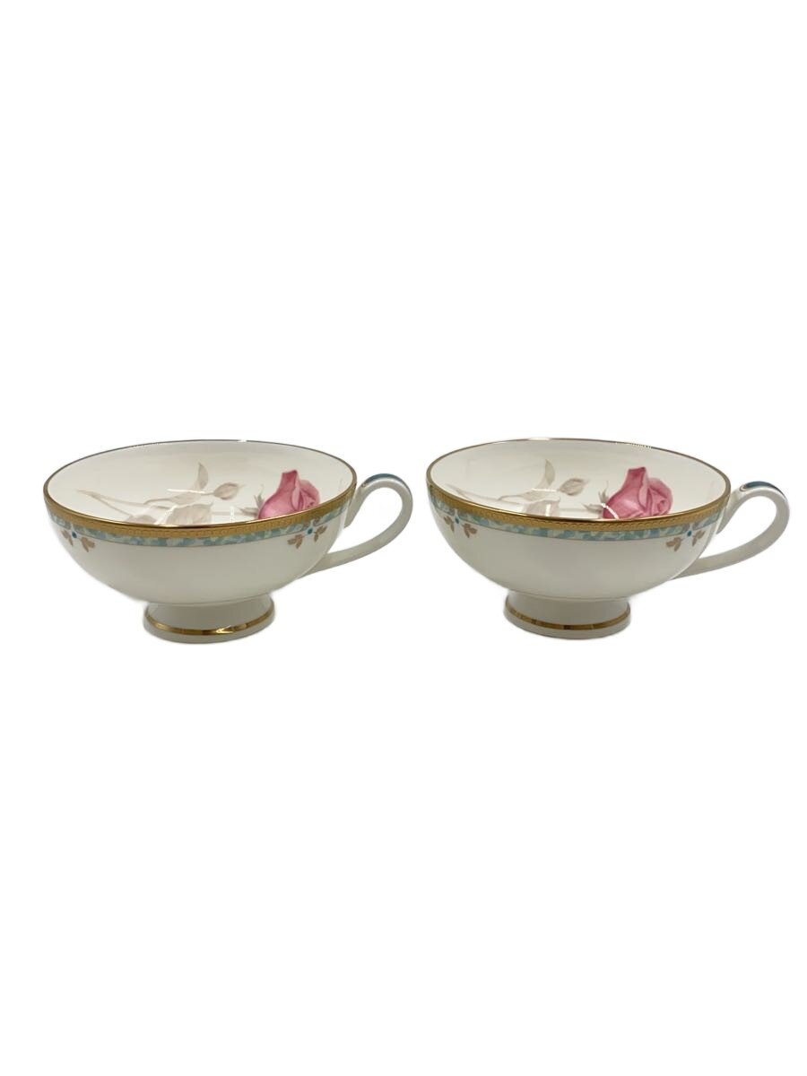 【中古】NARUMI◆ペア/カップ&ソーサー/4点セット/WHT/8873-21047【キッチン用品】