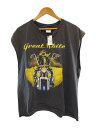 【中古】90s/GLOBAL SPORT/Great White/タンクトップ/XL/コットン/BLK【メンズウェア】