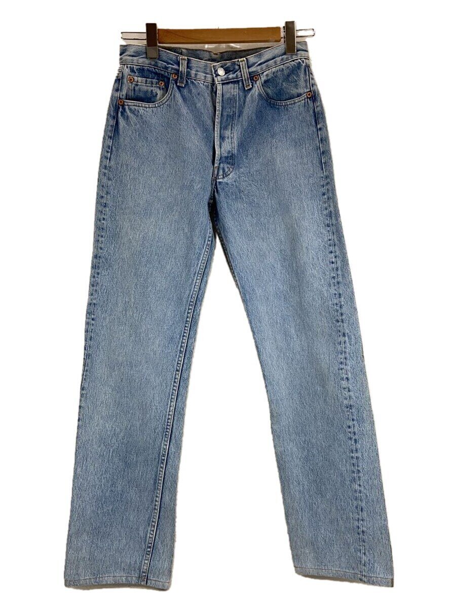 【中古】Levi’s◆90s~/501/USA製/バレンシア製/ボタン裏555/W31L36/デニム/IDG【メンズウェア】