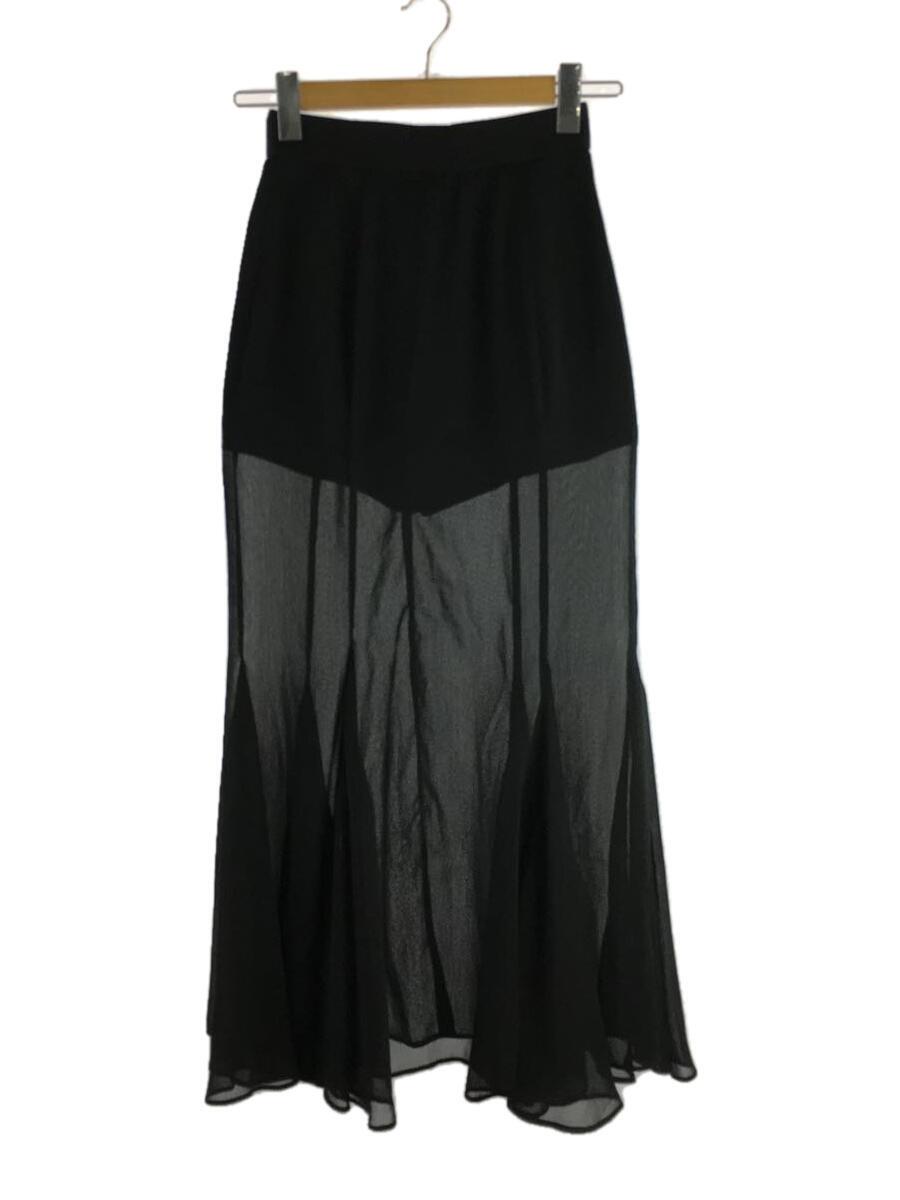 【中古】Lily Brown◆ショートパンツ/0/ポリエステル/BLK/LWFP234011/ランダムヘムシアースカショーパン【レディースウェア】