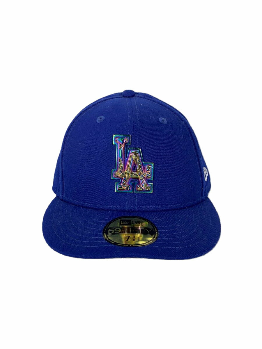 【中古】NEW ERA◆59FIFTY/LA/ドジャース/キャップ/7 3/8/コットン/ブルー/メンズ【服飾雑貨他】