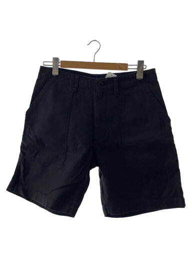 【中古】DESCENDANT◆ショートパンツ/2/コットン/ブラック【メンズウェア】 【中古】DESCENDANT◆ショートパンツ/2/コットン/ブラック【メンズウェア】