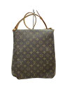 【中古】LOUIS VUITTON◆ミュゼット_モノグラム・キャンバス_BRW/PVC/BRW【バッグ】
