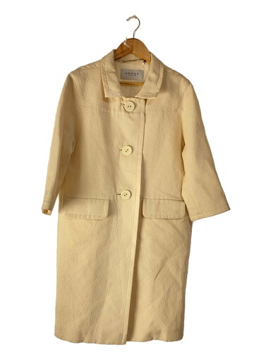 【中古】ADORE◆コート/38/コットン/CRM/無地【レディースウェア】 【中古】ADORE◆コート/38/コットン/CRM/無地【レディースウェア】