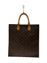 【中古】LOUIS VUITTON◆1)サック・プラ_モノグラム・キャンバス_BRW/PVC/BRW/モノグラム【バッグ】