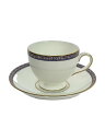 【中古】WEDGWOOD◆カップ&ソーサー/WHT【キッチン用品】