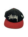 【中古】STUSSY◆キャップ/--/BLK/メンズ/CREEPY【服飾雑貨他】
