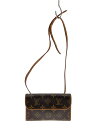 【中古】LOUIS VUITTON◆ポシェット・フロランティーヌ_モノグラム・キャンバス_BRW/PVC/BRW/総柄【バッグ】