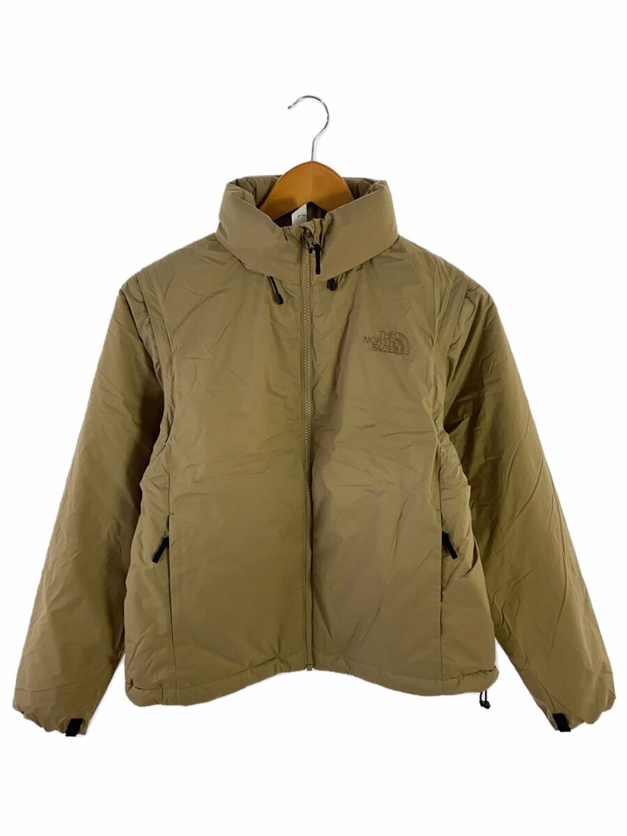 【中古】THE NORTH FACE◆ZI S-NOOK JACKET_ジップインサニーヌックジャケット/M/ナイロン/BEG/無地【レディースウェア】