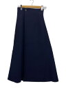 【中古】ETRE TOKYO◆ロングスカート/S/ウール/NVY/無地/1222521078-0/ボンディングラップスカート【レディースウェア】(4)
