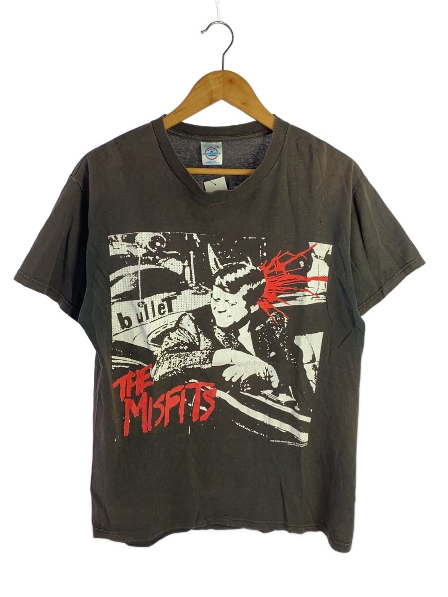 DELTA◆00s/THE MISFITS/Better Dead On Red/Tシャツ/M/コットン/BLK/プリント//