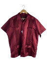 【中古】GUAYABERA YUCATECA/キューバシャツ/XL/ポリエステル/BRD【メンズウェア】