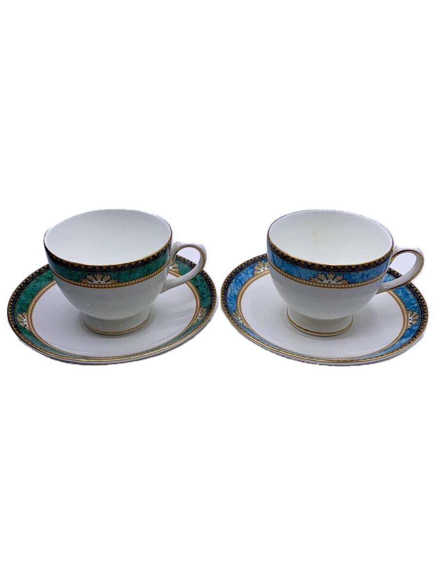 【中古】WEDGWOOD◆カップ&ソーサー/4点セット/WHT【キッチン用品】