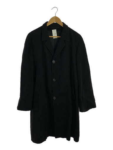【中古】HOCKANUM/チェスターコート/ホツレ有/BLK/チェック【メンズウェア】 【中古】HOCKANUM/チェスターコート/ホツレ有/BLK/チェック【メンズウェア】