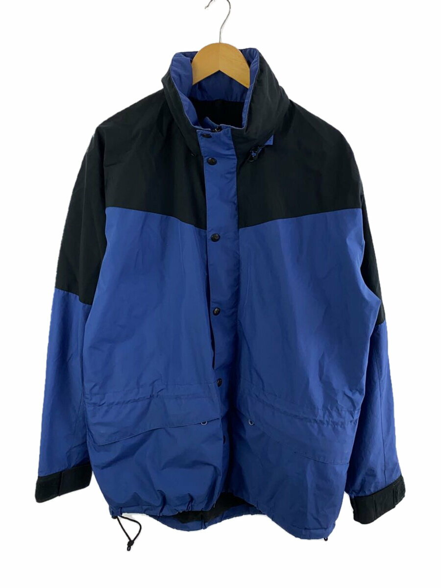 【中古】THE NORTH FACE◆マウンテンパーカ/L/ポリエステル/BLU/無地【メンズウェア】