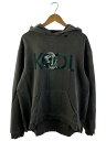 【中古】alchemist◆PERFECT HOODIE KOOL/ダメージ加パーカー/M/コットン/GRY/AL-S18-0000-001【メンズウェア】