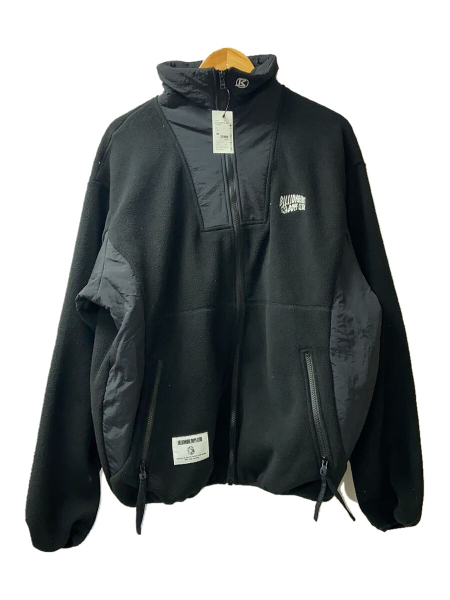 【中古】BILLIONAIRE BOYS CLUB◆フリースジャケット/L/ポリエステル/BLK/BBCJP243K007【メンズウェア】