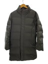 【中古】UNIQLO◆シームレスダウンコート/ハイネック/ロングダウンジャケット/M/ポリエステル/グレー/312-419990【レディースウェア】