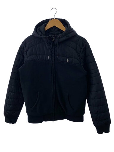【中古】POLO RALPH LAUREN◆ジャケット/M/ナイロン/BLK【メンズウェア】 【中古】POLO RALPH LAUREN◆ジャケット/M/ナイロン/BLK【メンズウェア】