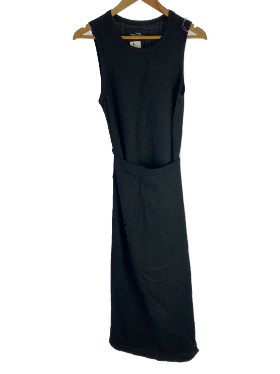 【中古】tricot COMME des GARCONS◆ノースリーブワンピース/--/レーヨン/BLK/ta-100200【レディースウェア】