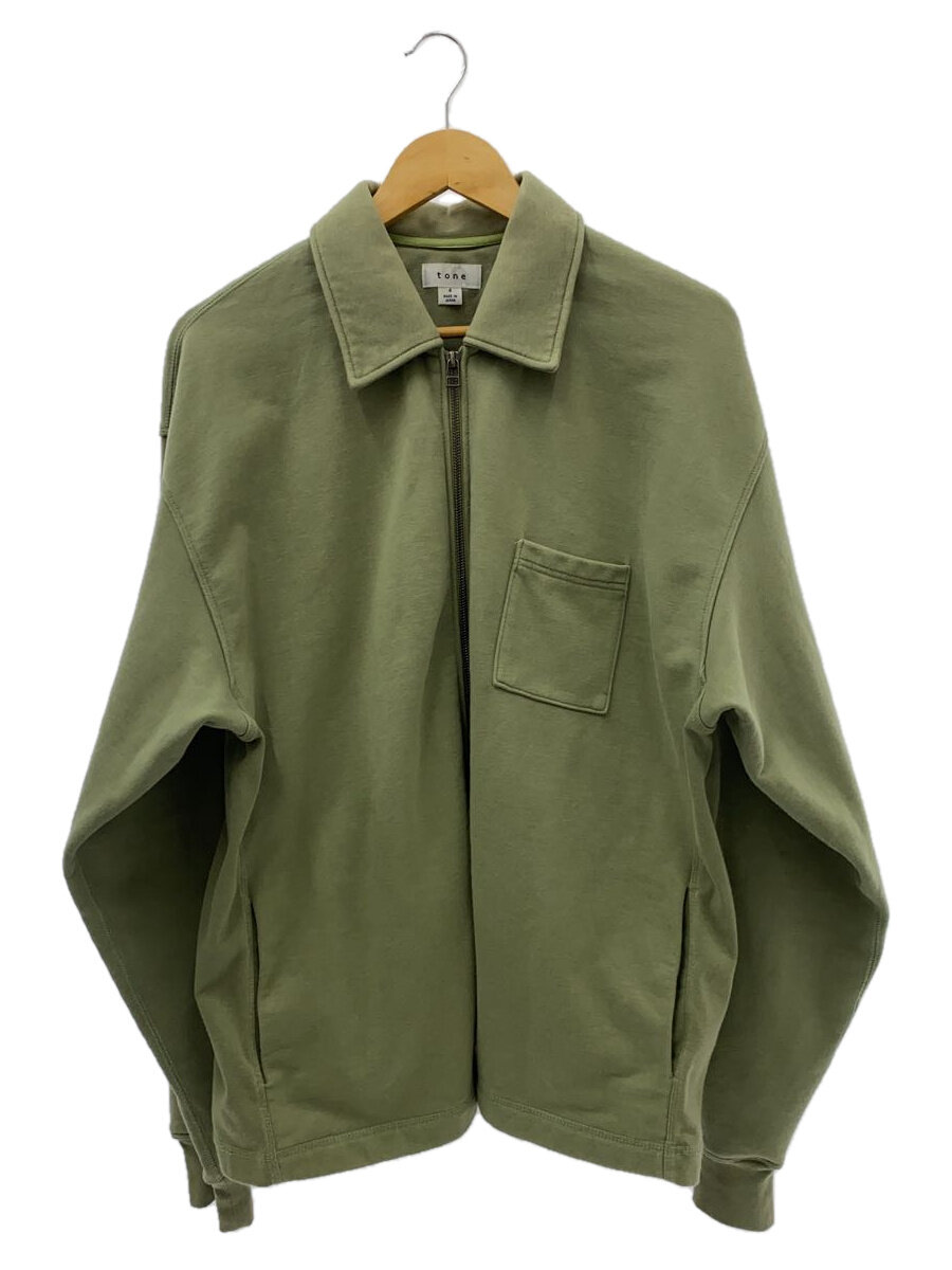 【中古】TONE◆ジャケット/4/コットン/GRN/無地/TO-SS19CLS02【メンズウェア】