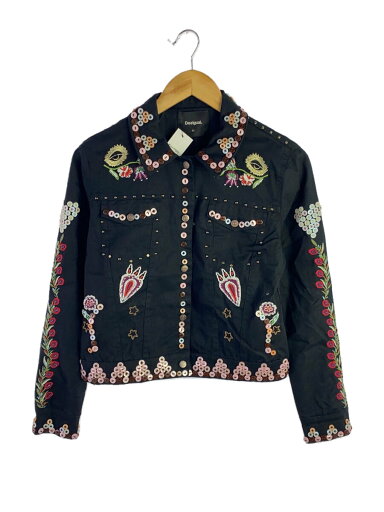 【中古】Desigual◆ジャケット/40/コットン/BLK/19SWEW63【レディースウェア】 【中古】Desigual◆ジャケット/40/コットン/BLK/19SWEW63【レディースウェア】